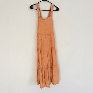 Bella Dahl Peach Midi Dress